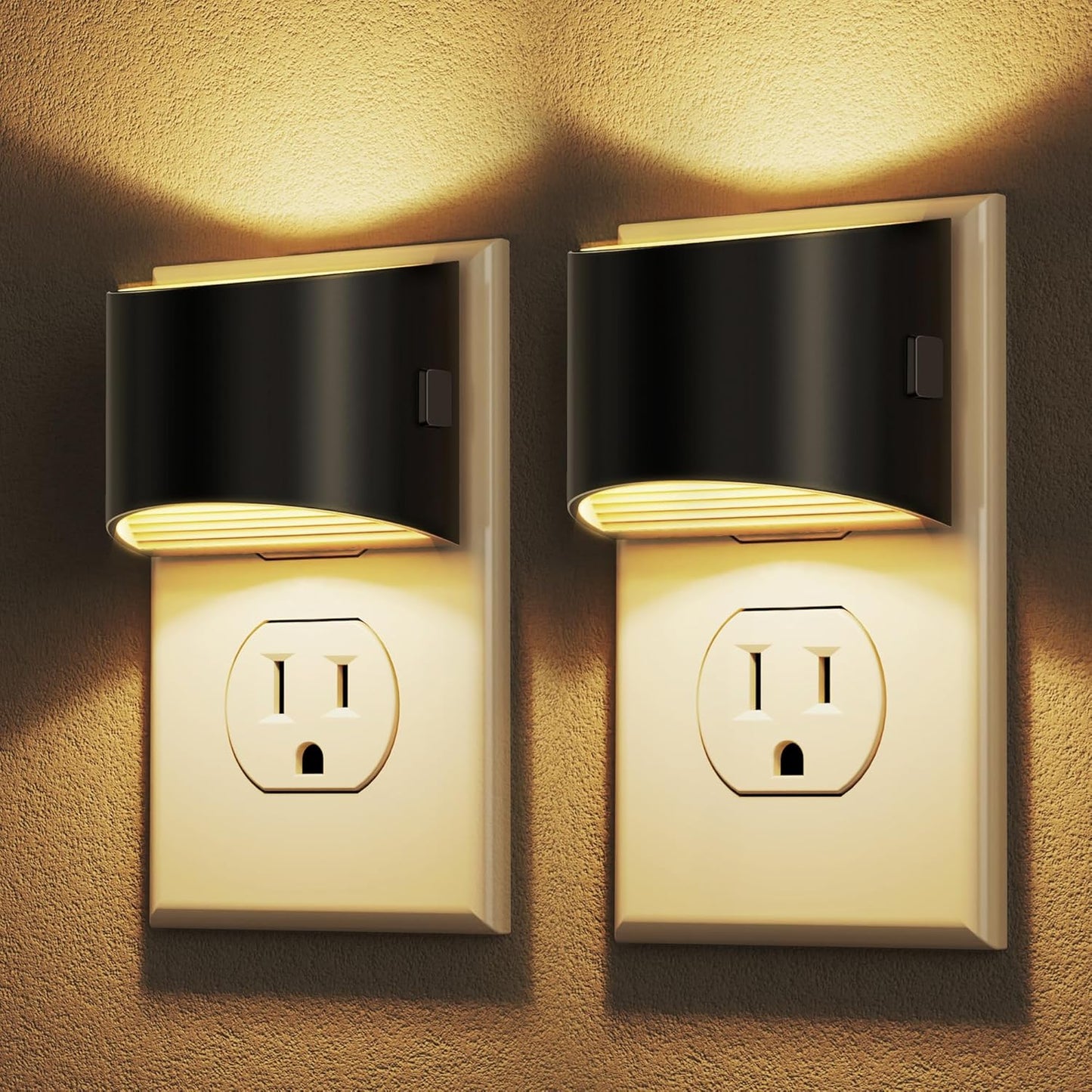 Plug-In Night Light with Dusk-to-Dawn Sensor & Adjustable Brightness